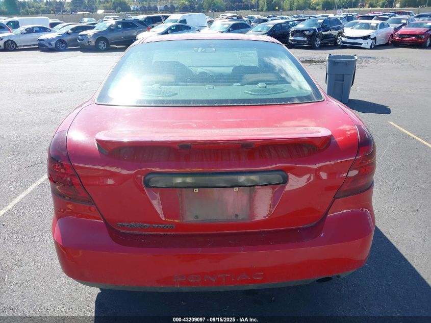 2008 Pontiac Grand Prix VIN: 2G2WP552281110632 Lot: 43209097