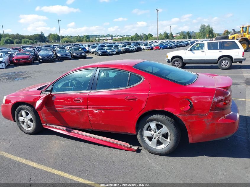 2008 Pontiac Grand Prix VIN: 2G2WP552281110632 Lot: 43209097