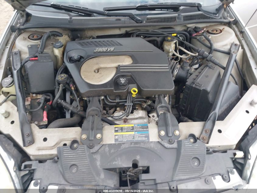 2006 Chevrolet Impala Lt VIN: 2G1WC581769118887 Lot: 43209098