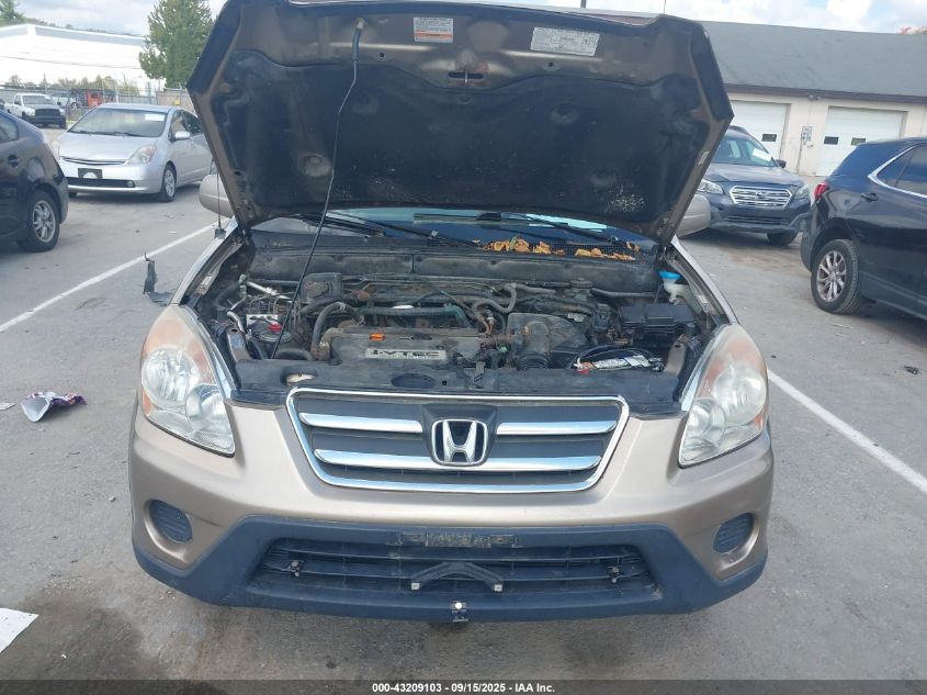 2006 Honda Cr-V Se VIN: JHLRD78916C034871 Lot: 43209103