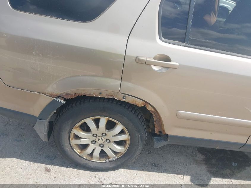 2006 Honda Cr-V Se VIN: JHLRD78916C034871 Lot: 43209103