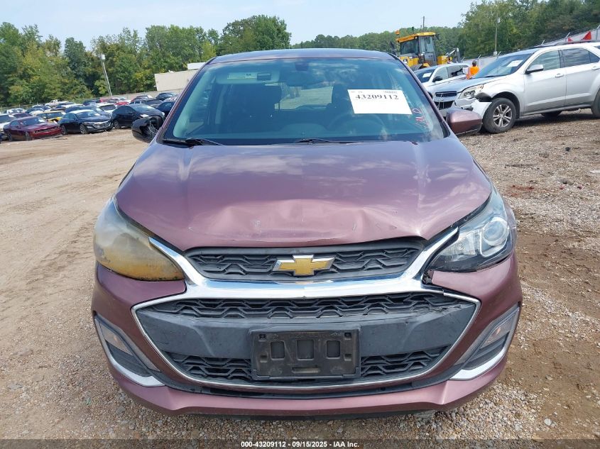 2019 Chevrolet Spark 1Lt Cvt VIN: KL8CD6SA7KC724823 Lot: 43209112