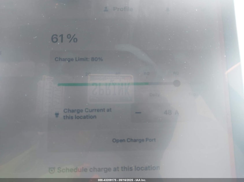 2023 Tesla Model Y Awd/Long Range Dual Motor All-Wheel Drive VIN: 7SAYGDEE6PA093872 Lot: 43209175