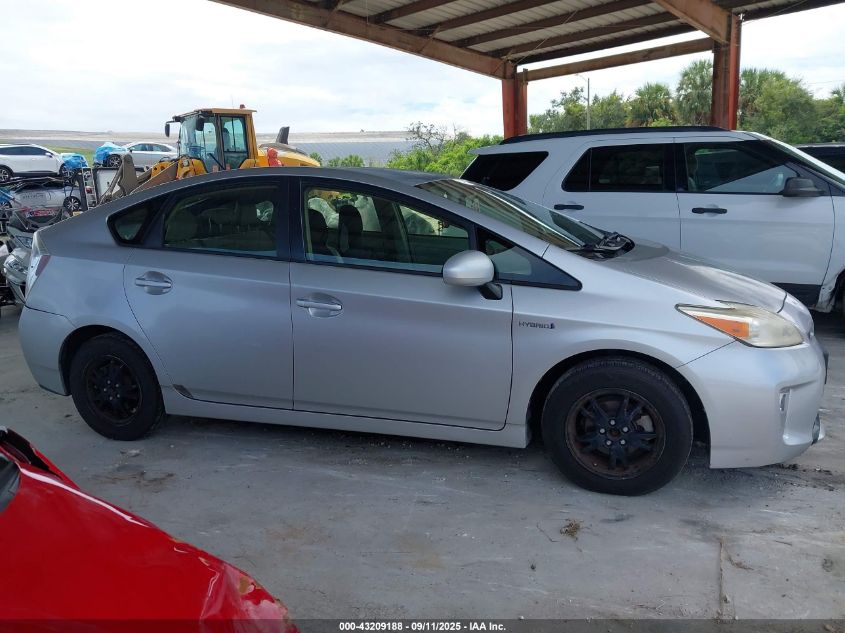 2012 Toyota Prius Two VIN: JTDKN3DU7C1570987 Lot: 43209188