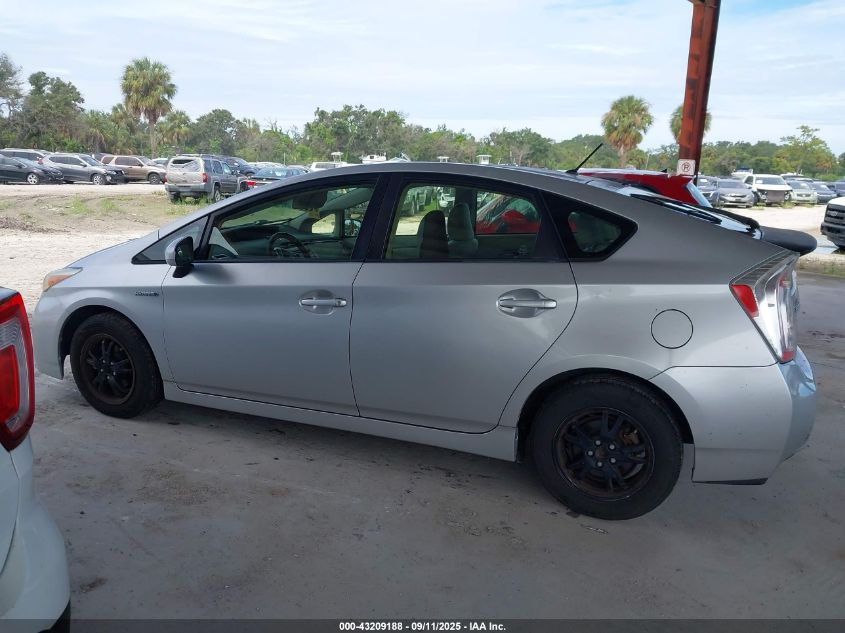 2012 Toyota Prius Two VIN: JTDKN3DU7C1570987 Lot: 43209188