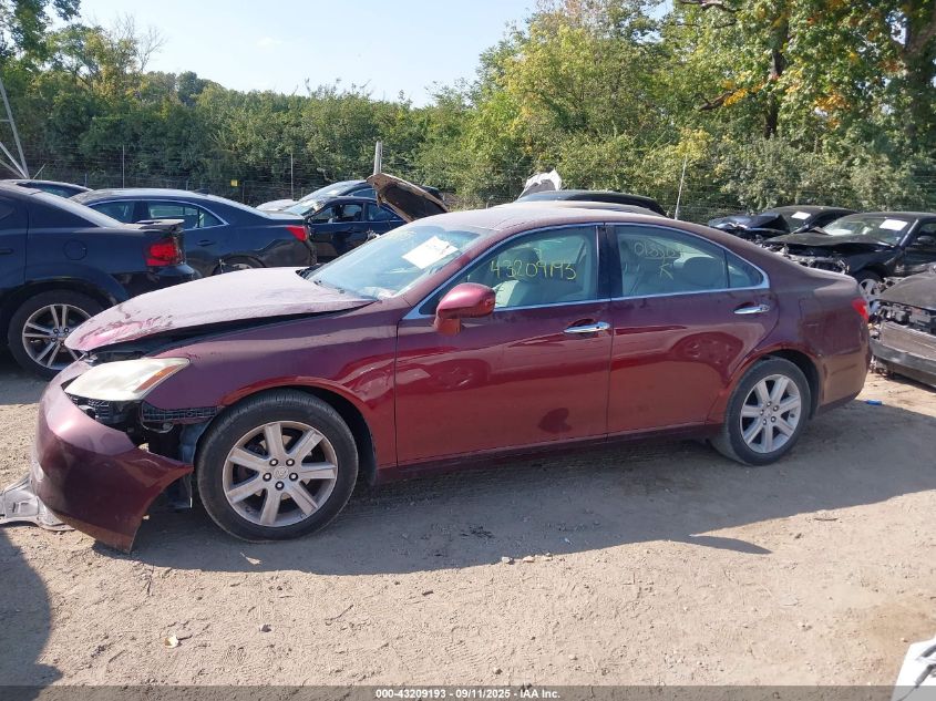 2007 Lexus Es 350 VIN: JTHBJ46GX72018584 Lot: 43209193