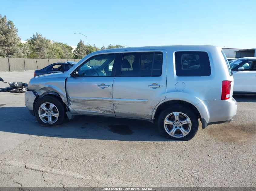 2012 Honda Pilot Ex VIN: 5FNYF3H41CB025053 Lot: 43209218