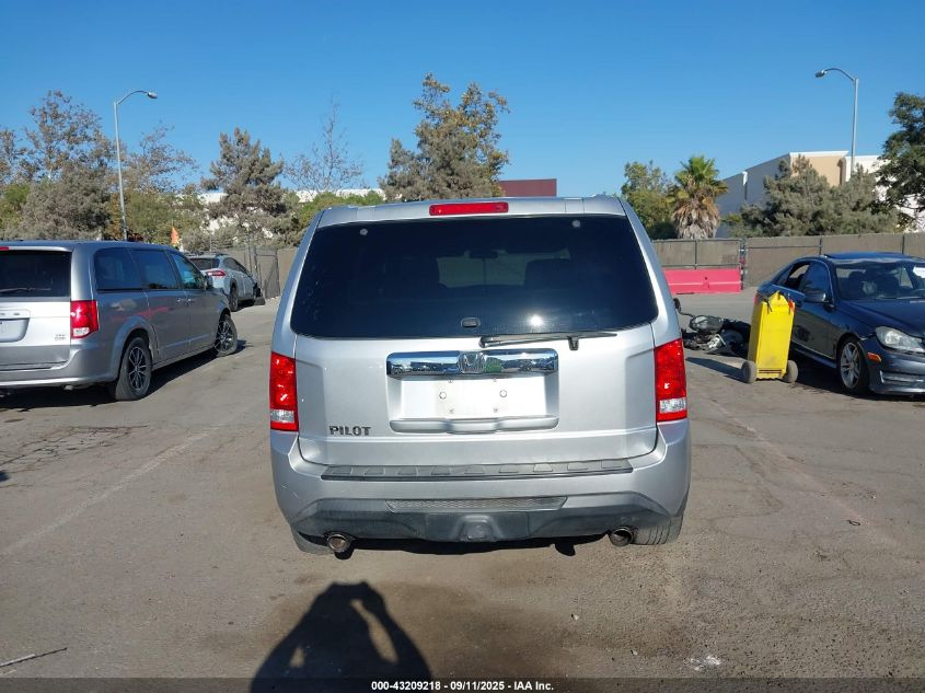 2012 Honda Pilot Ex VIN: 5FNYF3H41CB025053 Lot: 43209218