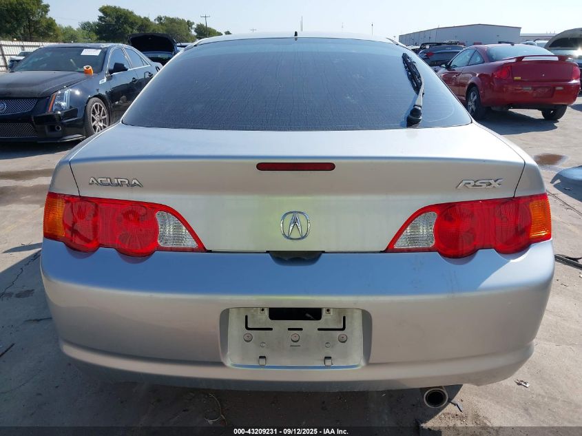 2002 Acura Rsx VIN: JH4DC53872C042477 Lot: 43209231