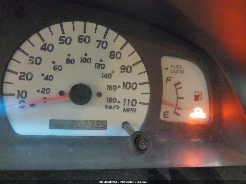 2002 Toyota Tacoma Base V6 VIN: 5TEWN72N52Z038565 Lot: 43209251