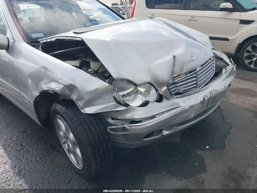 2001 Mercedes-Benz C 320 VIN: WDBRF64J81F055188 Lot: 43209290