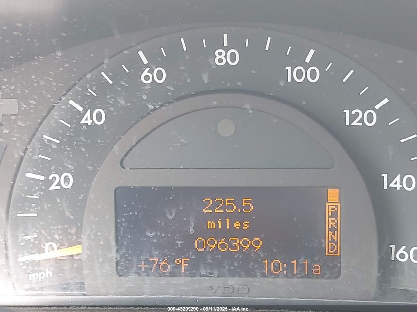 2001 Mercedes-Benz C 320 VIN: WDBRF64J81F055188 Lot: 43209290