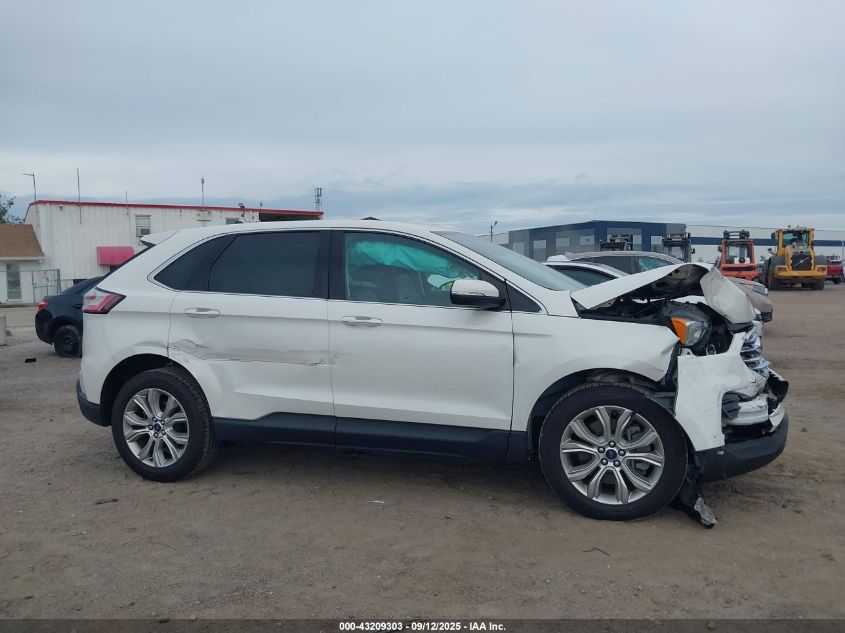 2021 Ford Edge Titanium VIN: 2FMPK3K9XMBA66108 Lot: 43209303