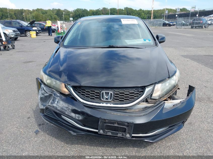 2013 Honda Civic Lx VIN: 19XFB2F55DE295046 Lot: 43209394