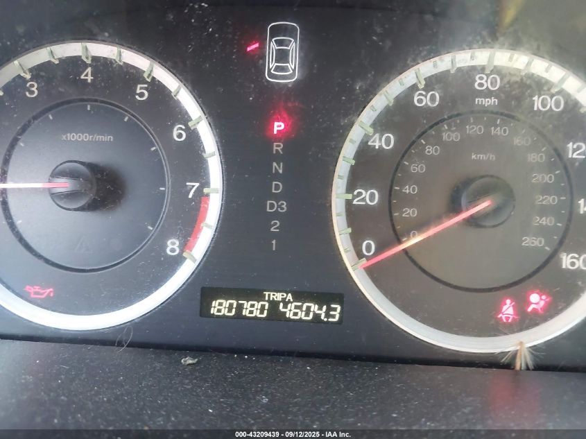 2010 Honda Accord 2.4 Ex-L VIN: 1HGCP2F87AA038050 Lot: 43109610