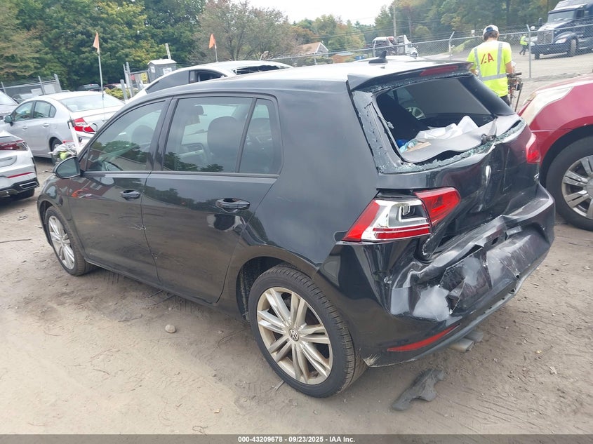 2015 VOLKSWAGEN GOLF TDI SE 4-DOOR - 3VW2A7AU5FM022014