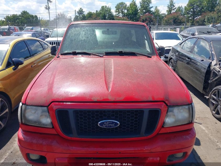 2004 Ford Ranger Edge/Xl/Xlt VIN: 1FTYR10UX4PB58618 Lot: 43209686