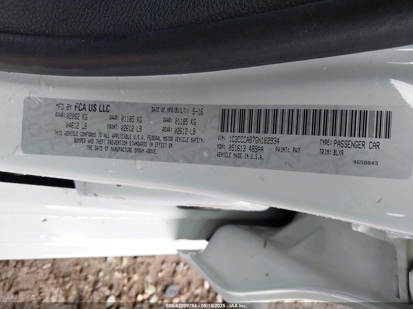 2016 CHRYSLER 200 LIMITED PLATINUM - 1C3CCCAB7GN182934