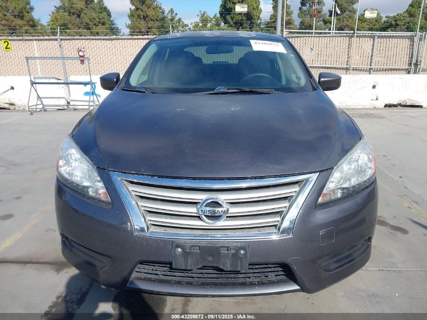 2014 Nissan Sentra S VIN: 3N1AB7AP9EY249058 Lot: 43209872