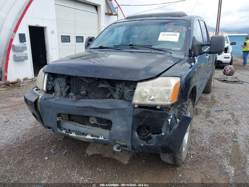 2006 Nissan Titan Se VIN: 1N6BA07B26N525616 Lot: 43209890