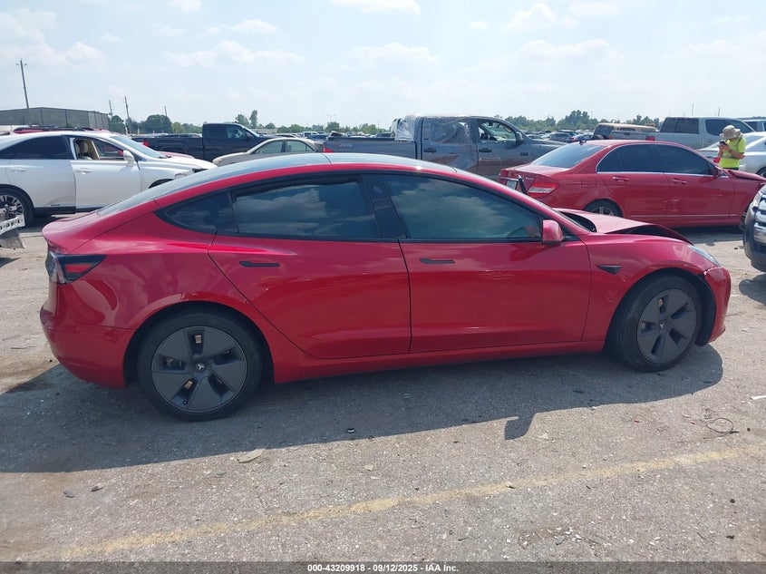 2022 Tesla Model 3 Rear-Wheel Drive VIN: 5YJ3E1EA3NF111219 Lot: 43209918