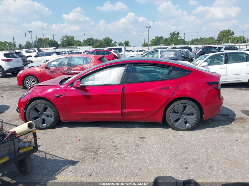 2022 Tesla Model 3 Rear-Wheel Drive VIN: 5YJ3E1EA3NF111219 Lot: 43209918