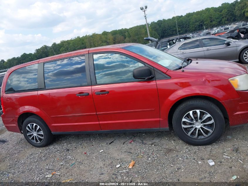 2008 Chrysler Town & Country Lx VIN: 2A8HR44H28R799659 Lot: 43209929