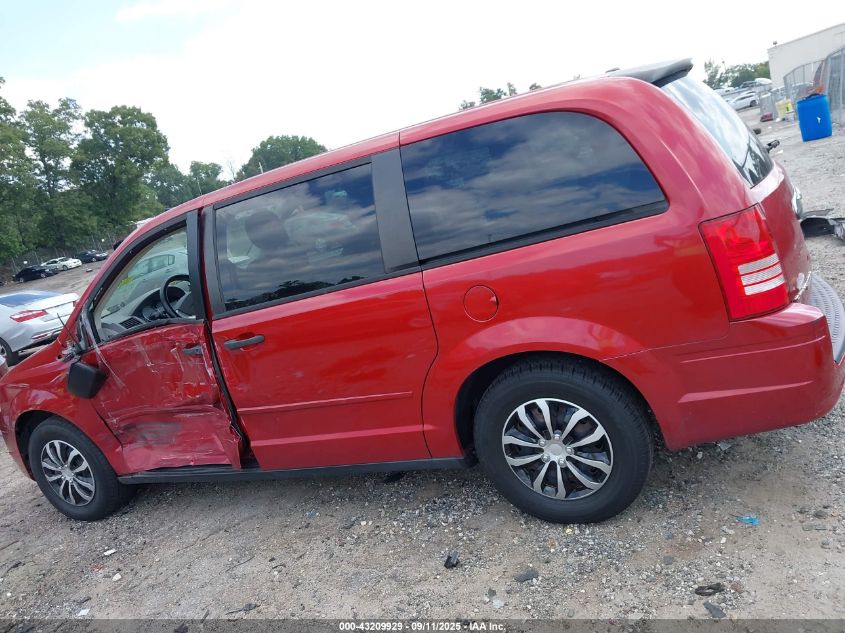 2008 Chrysler Town & Country Lx VIN: 2A8HR44H28R799659 Lot: 43209929