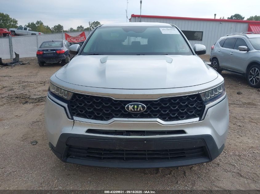 2021 Kia Sorento Lx VIN: 5XYRG4LC3MG068342 Lot: 43209931