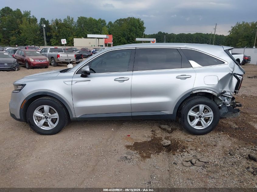 2021 Kia Sorento Lx VIN: 5XYRG4LC3MG068342 Lot: 43209931