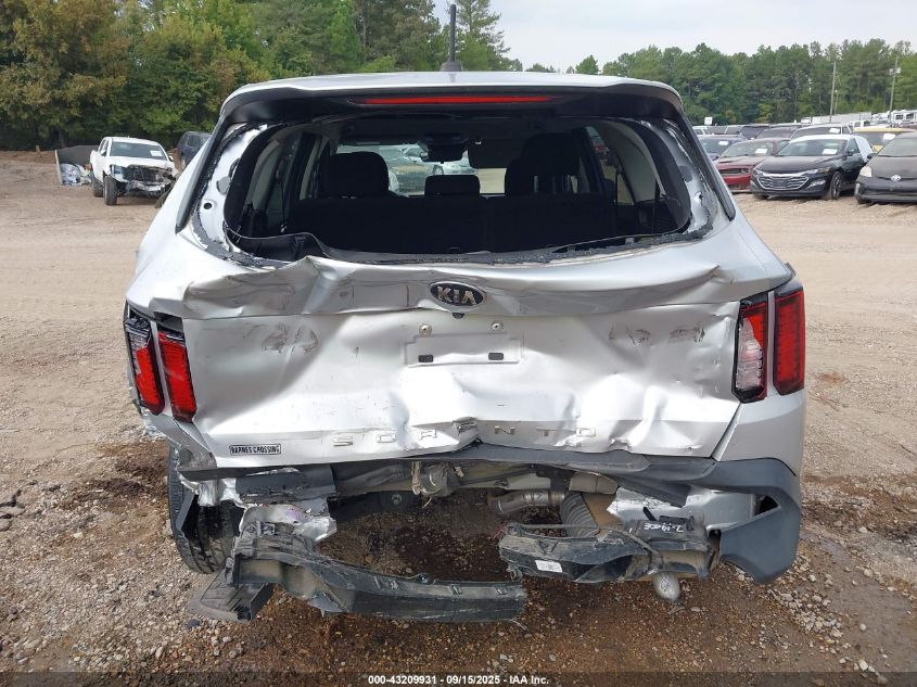 2021 Kia Sorento Lx VIN: 5XYRG4LC3MG068342 Lot: 43209931