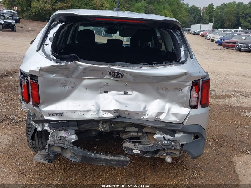 2021 Kia Sorento Lx VIN: 5XYRG4LC3MG068342 Lot: 43209931