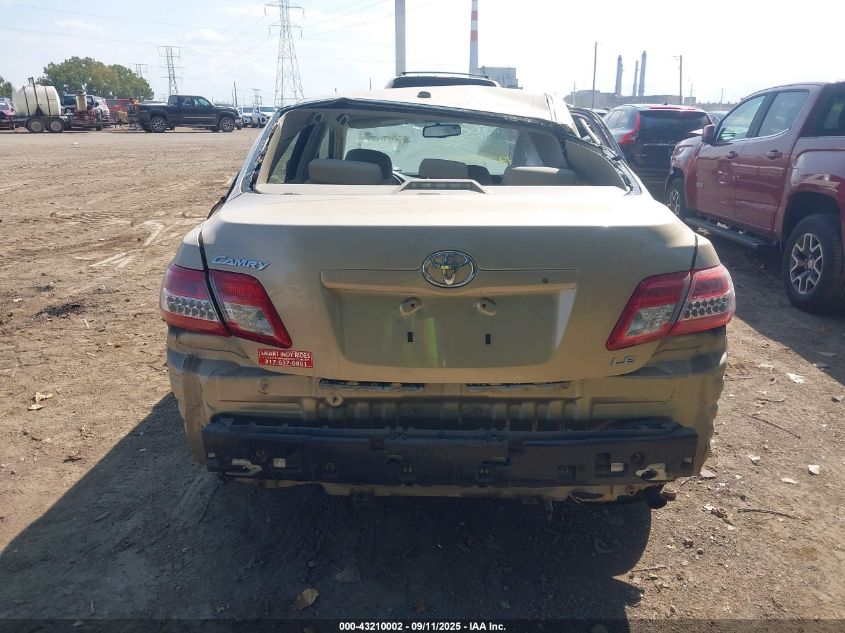 2011 Toyota Camry Le VIN: 4T1BF3EK2BU165882 Lot: 43210002