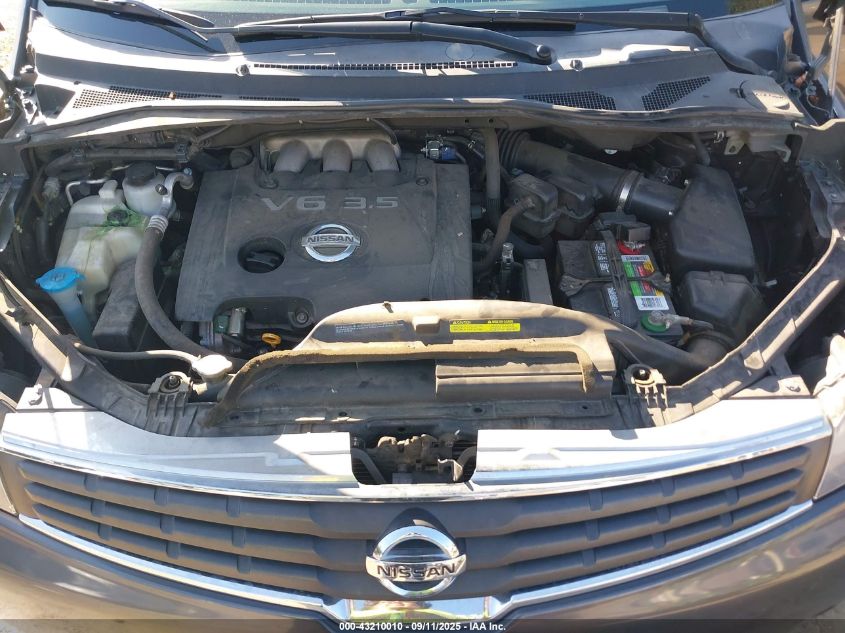 2009 Nissan Quest 3.5 VIN: 5N1BV28UX9N102320 Lot: 43210010