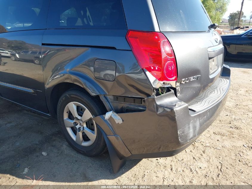 2009 Nissan Quest 3.5 VIN: 5N1BV28UX9N102320 Lot: 43210010