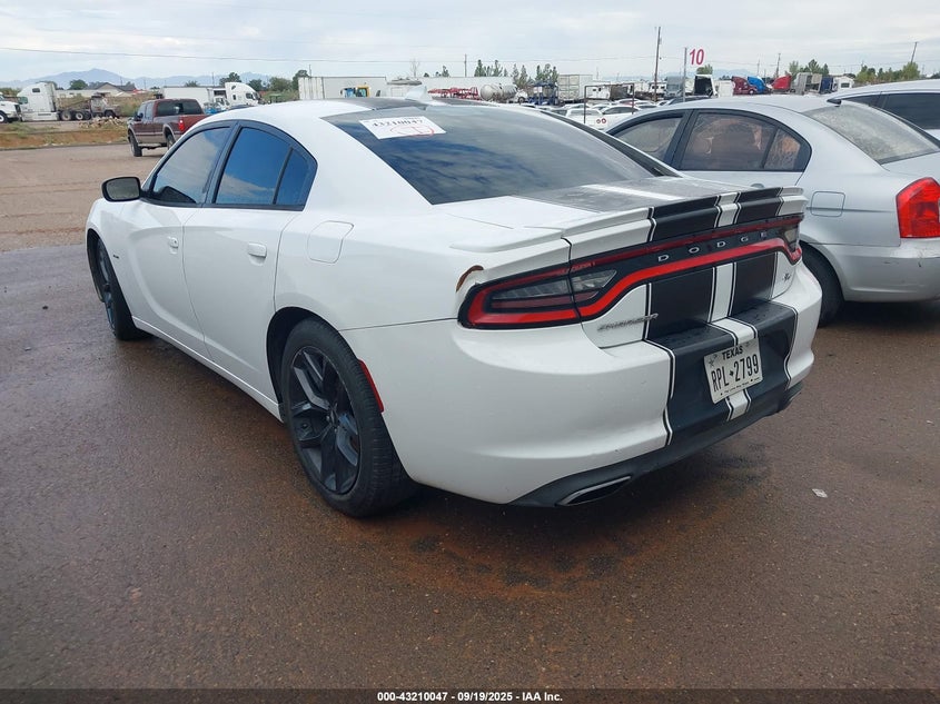 Vin: 2c3cdxctxgh346504, lot: 43704504, dodge charger r/t 20163