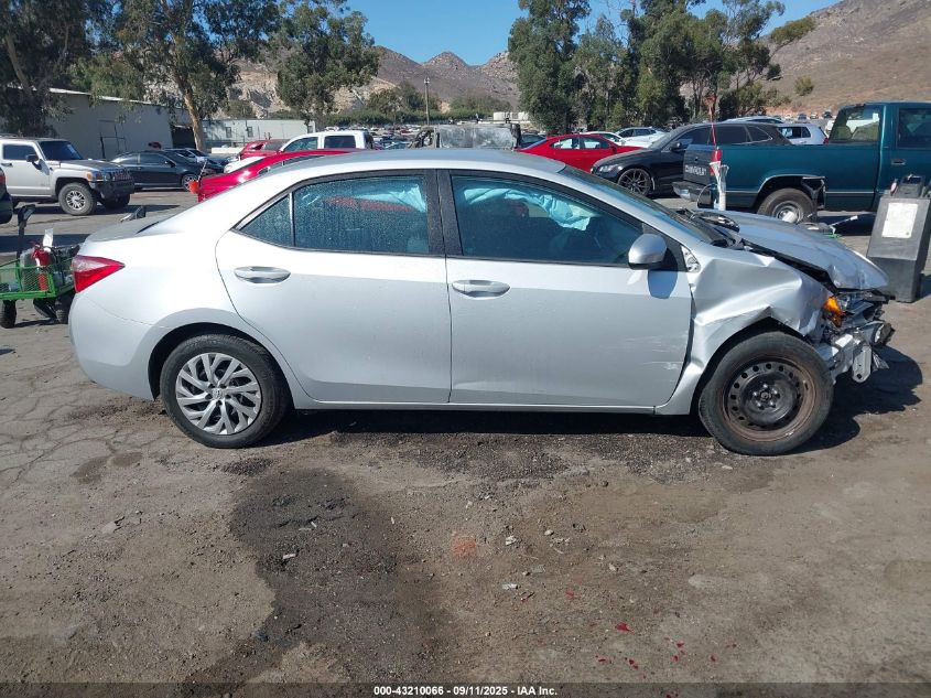 2019 Toyota Corolla Le VIN: 2T1BURHE5KC232393 Lot: 43210066