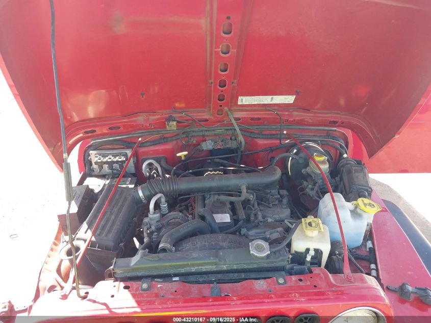 1999 Jeep Wrangler Sport VIN: 1J4FY19S2XP489428 Lot: 43210167