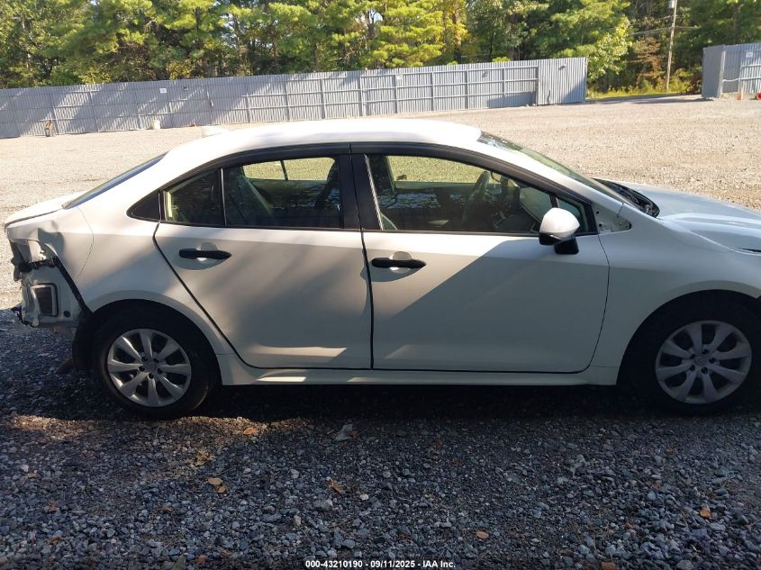 2022 Toyota Corolla Le VIN: JTDEPMAE4N3016954 Lot: 43210190