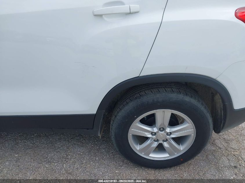 2021 Chevrolet Trax Fwd Ls VIN: KL7CJKSMXMB364438 Lot: 43210193