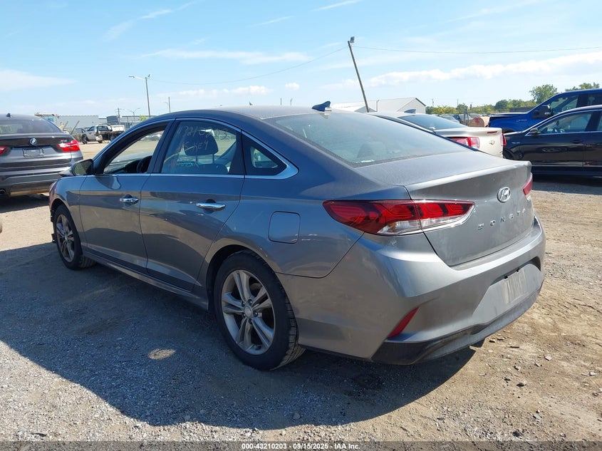 2018 Hyundai Sonata Sel grey sedan gasoline 5NPE34AF0JH628457 photo #4