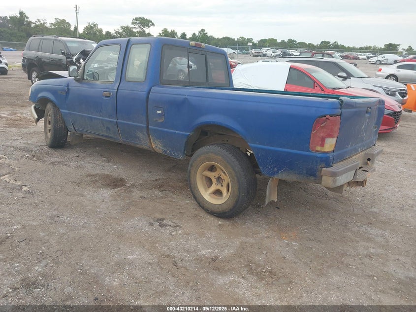 1996 Ford Ranger Super Cab blue pickup gasoline 1FTCR14U6TPB06597 photo #4