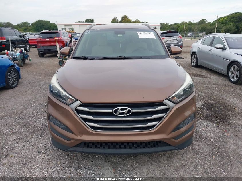 2017 Hyundai Tucson Se VIN: KM8J33A42HU478208 Lot: 43210244