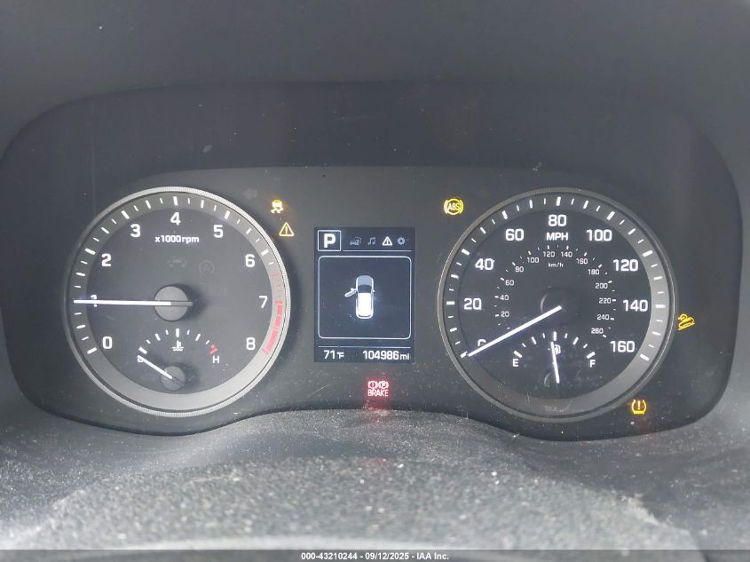 2017 Hyundai Tucson Se VIN: KM8J33A42HU478208 Lot: 43210244