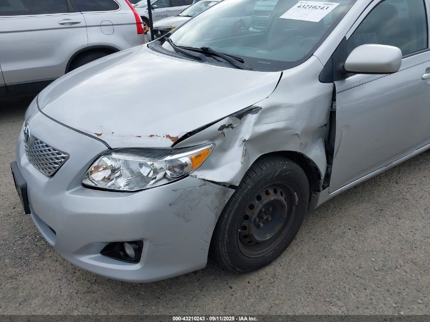 2009 Toyota Corolla Le VIN: 2T1BU40E19C129092 Lot: 43210243