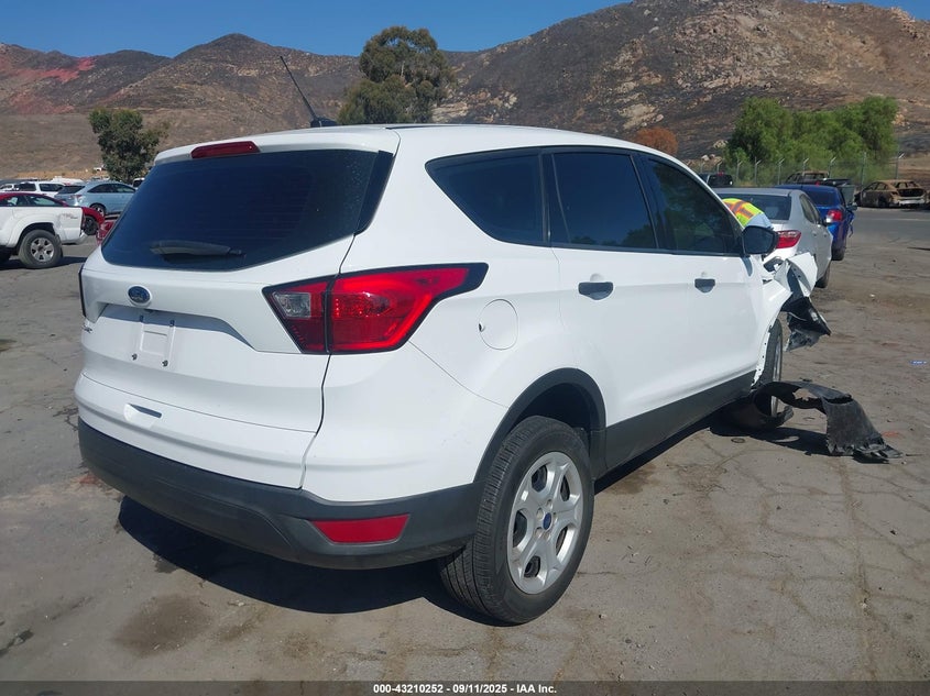 2019 FORD ESCAPE S - 1FMCU0F75KUC54834