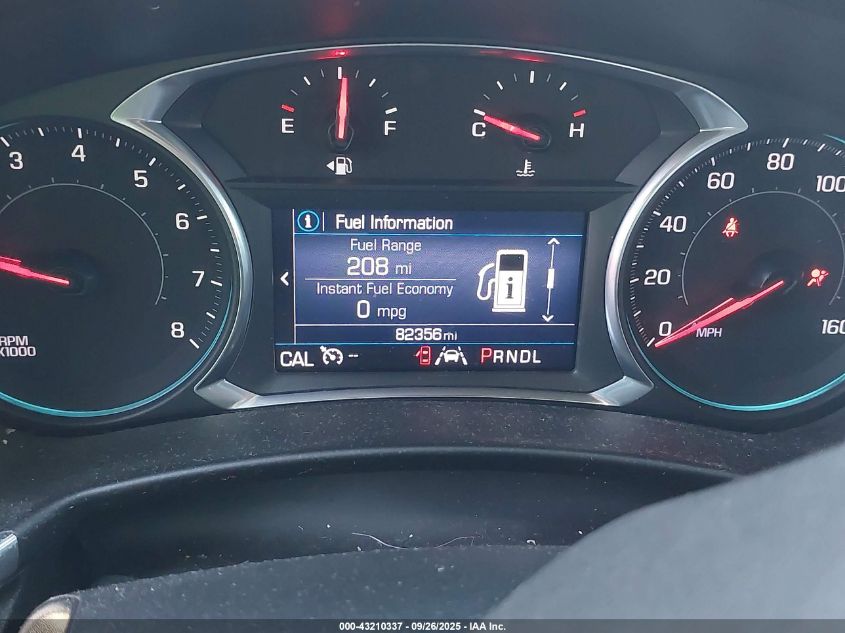 2020 Chevrolet Equinox Fwd Lt 1.5L Turbo VIN: 2GNAXKEV6L6136300 Lot: 43210337