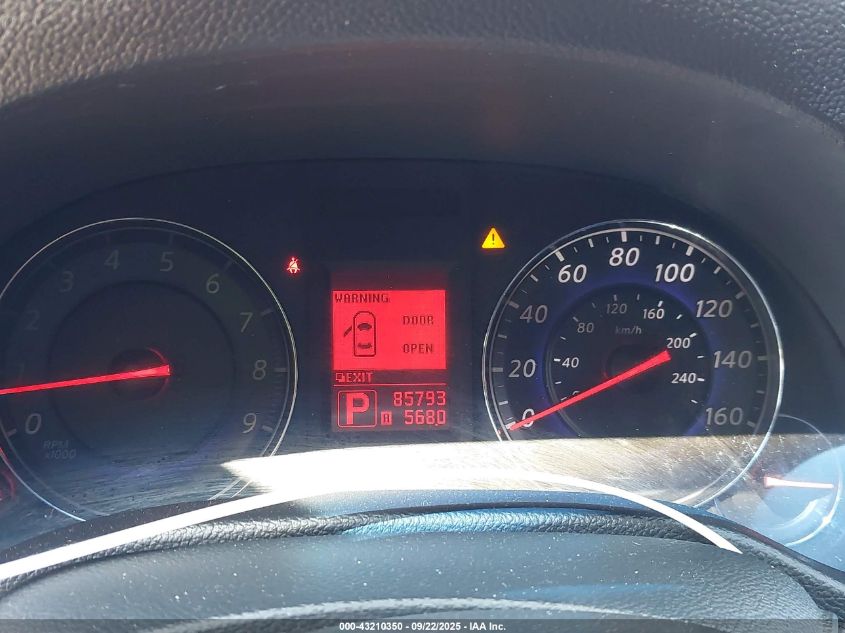 2009 Infiniti G37X VIN: JNKCV61F29M361268 Lot: 43210350