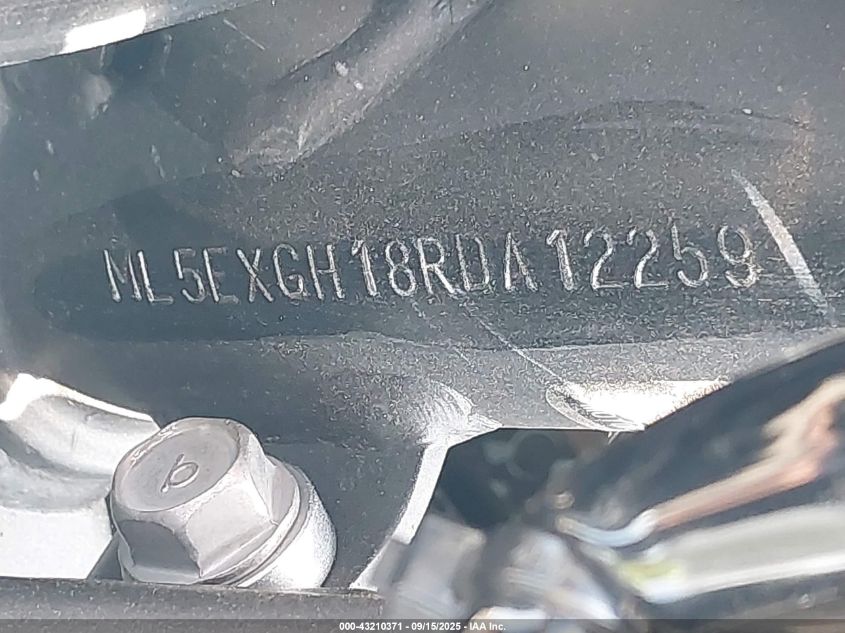 2024 Kawasaki Ex500 H VIN: ML5EXGH18RDA12259 Lot: 43210371