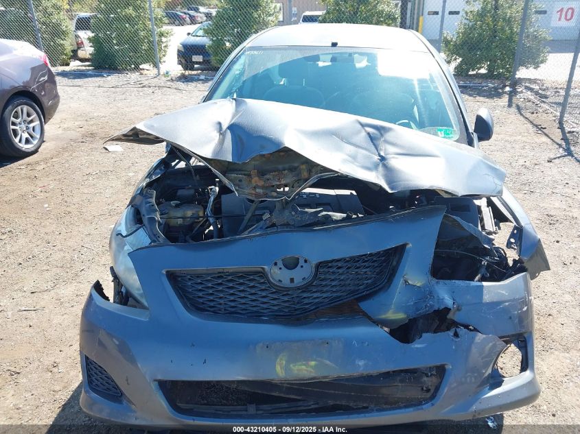 2010 Toyota Corolla Le VIN: 2T1BU4EE2AC311686 Lot: 43210405